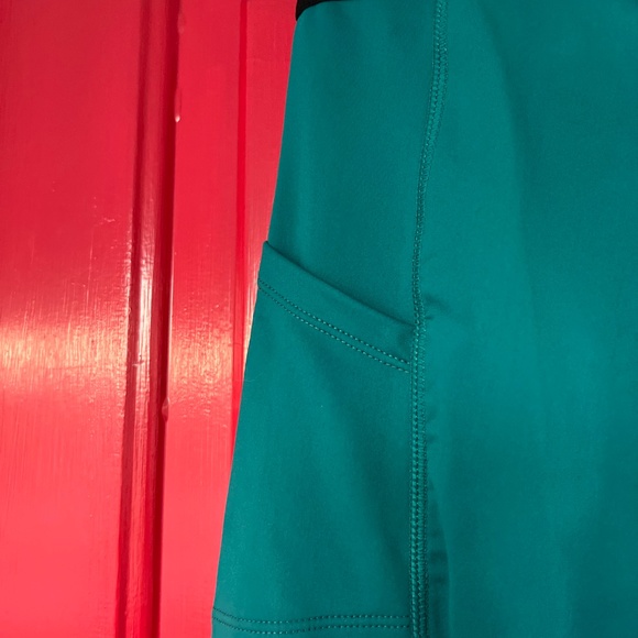 Alpha Territory Women's Workout Yoga Pants Large Blue/Green NWT Spandex - Picture 6 of 7